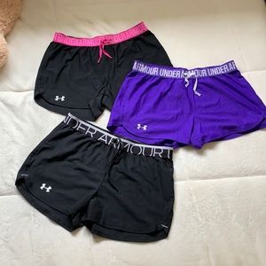 Lot of 3 UA Shorts